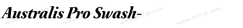 Australis Pro Swash字体转换 Australis Pro Swash字体转换